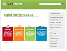 Tablet Screenshot of digital-additions.co.uk